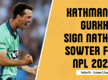 Kathmandu Gurkhas Sign English Bowler Nathan Sowter for NPL